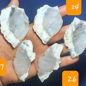 Natural Dendritic Opal Rough Gemstone,Dendritic Opal Raw Slices,Dendritic Opal Slab,Healing Dendritic Opal Specimen,Dendritic Opal Crystal