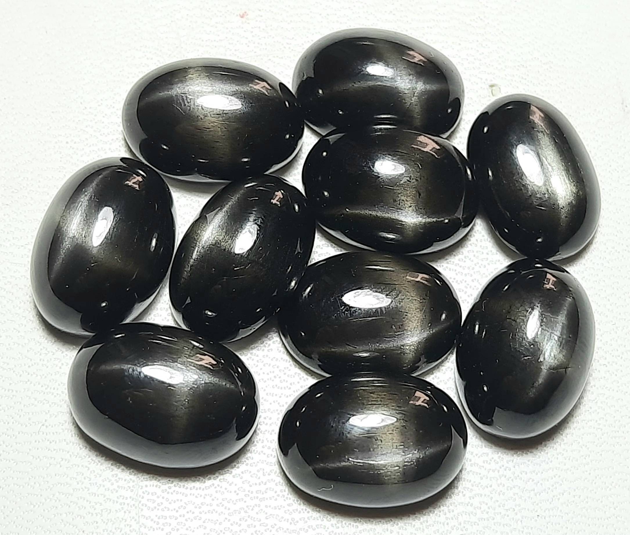 Natural Black Star Diopside Oval Cabochon Gemstone black Star Diopside black Star Oval black Star Diopside Reiki chackra Healing Gemstone. Etsy