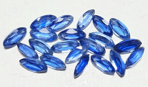 Lot De Pierres Kyanite Bleue Naturelle - 100 Carats - 3 à 4 Pièces - Inde - Polies En Cabochon