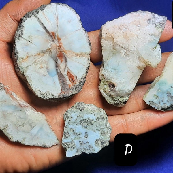 Larimar Rough Gemstone,Larimar Specimens,Larimar Rough,Larimar Unpolished Slices,Larimar Slab,Larimar Raw Material,Larimar Big Size Specimen