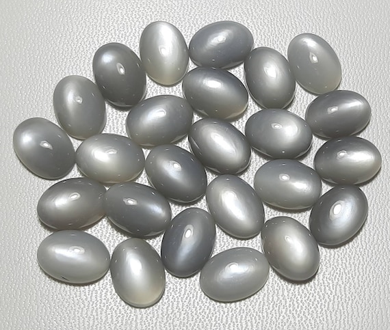 Natural Grey Moonstone Oval Cabochon Gemstone moonstone Cab Oval grey Moonstone aaa Quality sizes 3x5 to 15x20 Mm jewelry Making Moonstone. Etsy