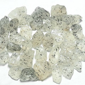 Natural Black Dot Unpolished Rough Gemstone,Black Dot Rock,Black Dot Specimens,Black Dot Raw Material,Crystal Dot Chunk,Crystal Dot Slices