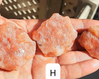 サンストーンクリスタルスラブ、天然サンストーンスライス、サン