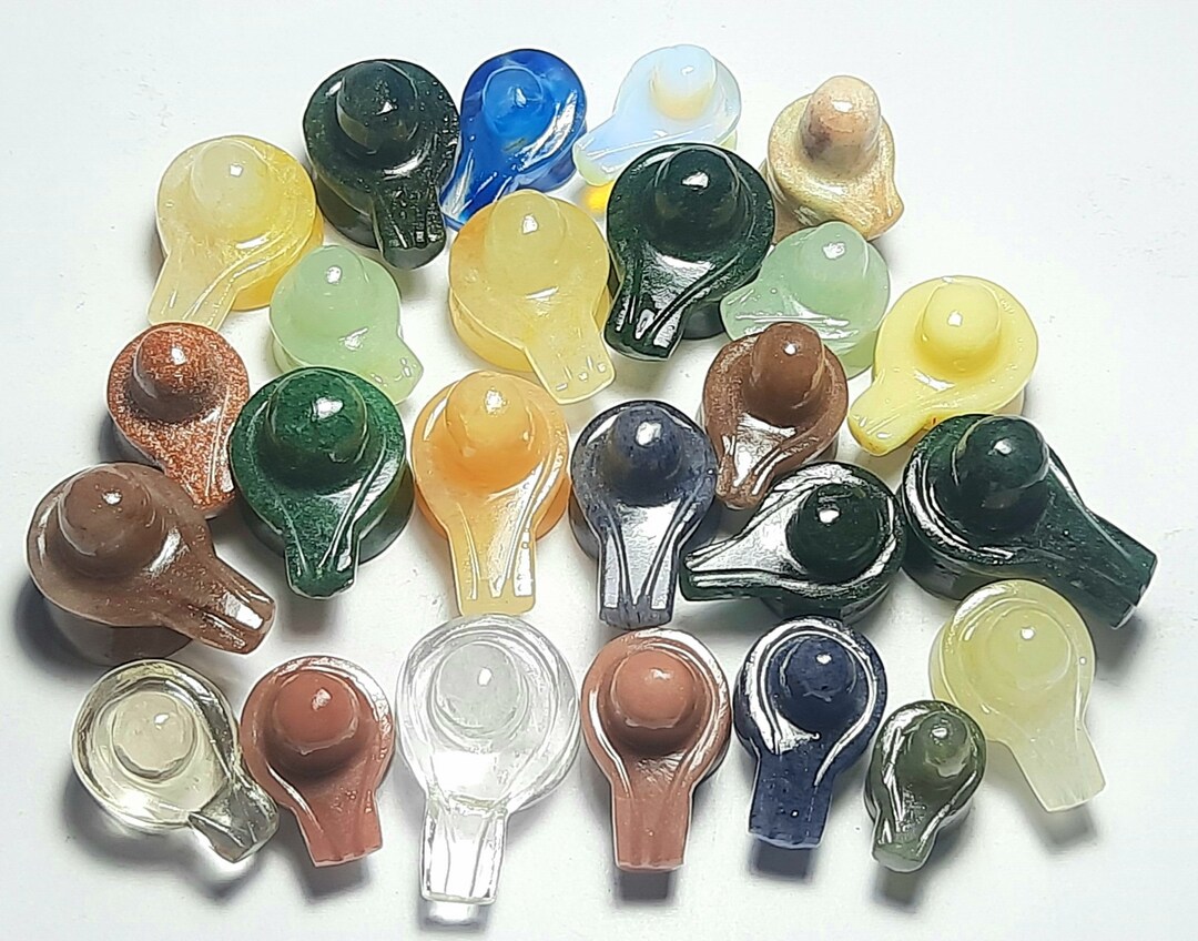 Shiv Object Quartz,agate,aventurine Shivlingam,shiv Puja,ritual Object,religious ...