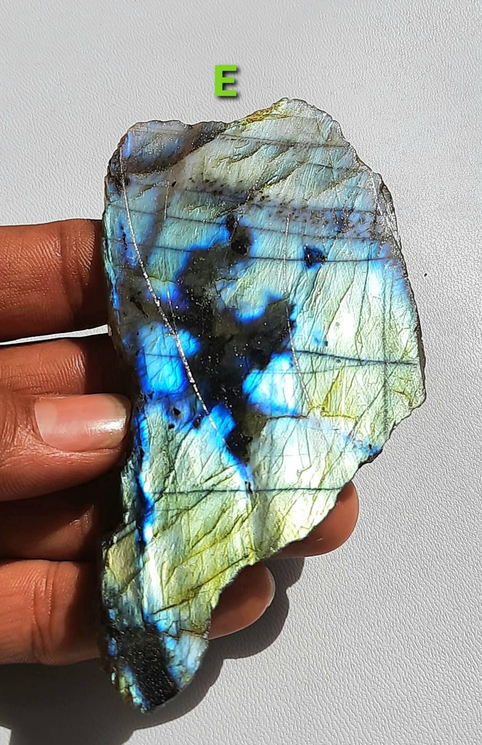 Natural Blue fire Labradorite rough GemstoneLabradorite raw Etsy