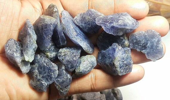 Natural Iolite Rough Gemstone real Iolite Raw Material iolite