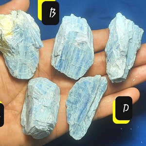 AAA Blue Kyanite Rough Gemstone: Natural Raw Specimens