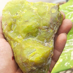 Green Opal Unpolished Rough Gemstone,Green Opal Slab,Green Opal Crystal,Green Opal Specimen,Green Opal Raw Material,Real Healing Opal Chunk