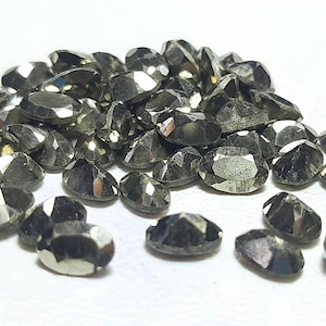 Top Quality Golden Pyrite Oval faceted Gemstone,Natural Pyrite Faceted Oval,Pyrite Gemstone,Pyrite oval,Pyrite for Jewelry,Pyrite for earing