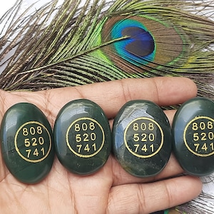 Green Jade Money Stone Coins Switch World Zibu Symbol Stone Love Wealth Cash Flow Good luck Success Wisdom Growth Abundance Angel Numbers