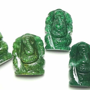 Grüner Aventurin Ganesha, Lord Ganesh Statue, Aventurin Ganesh Carving, Home Decor, Ganesh Heilkristalle, Ganpati Puja, Geld Ganesh Edelstein