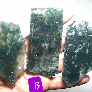 Moss Agate Green Jasper,Raw Jasper Crystal Green Rough, Raw Crystal Rough Stone,Moss Agate Slices,Moss Agate Specimens,Moss Agate Raw Slab.