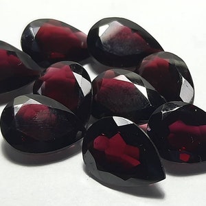 Natural Garnet Big Size Faceted Pear Gemstone,Garnet Gemstone,Garnet Pear Size 3x5 To 15x20 mm,Top Quality Garnet,Healing Garnet,Pear Stone
