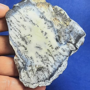 Natural Dendritic Opal Rough Gemstone,Dendritic Opal Raw Slices,Dendritic Opal Slab,Healing Dendritic Opal Specimen,Dendritic Opal Crystal