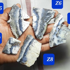 Natural Dendritic Opal Rough Gemstone,Dendritic Opal Raw Slices,Dendritic Opal Slab,Healing Dendritic Opal Specimen,Dendritic Opal Crystal