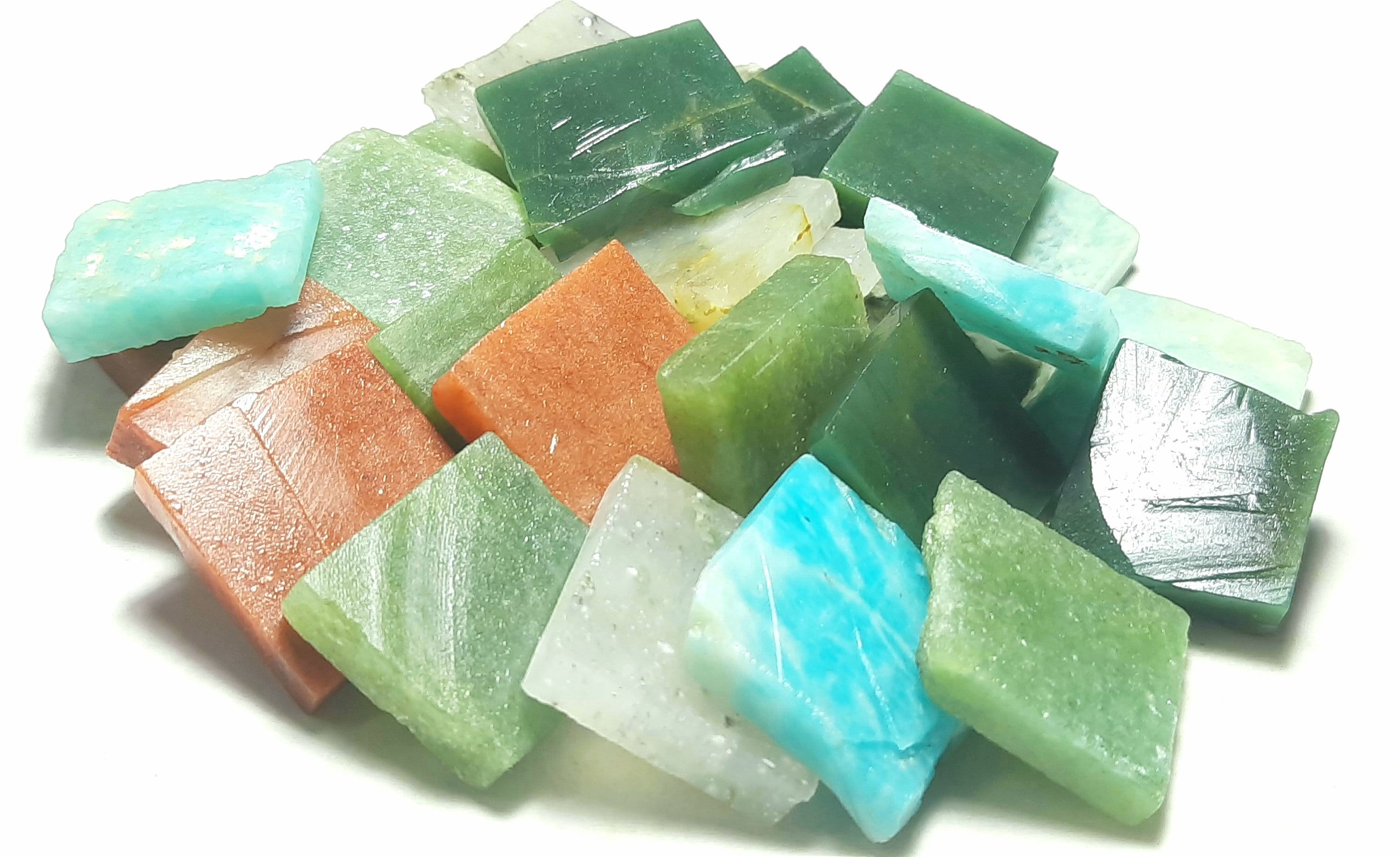 ととと Green Aventurine,red Aventurine,amazonite, Black Star Unpolished