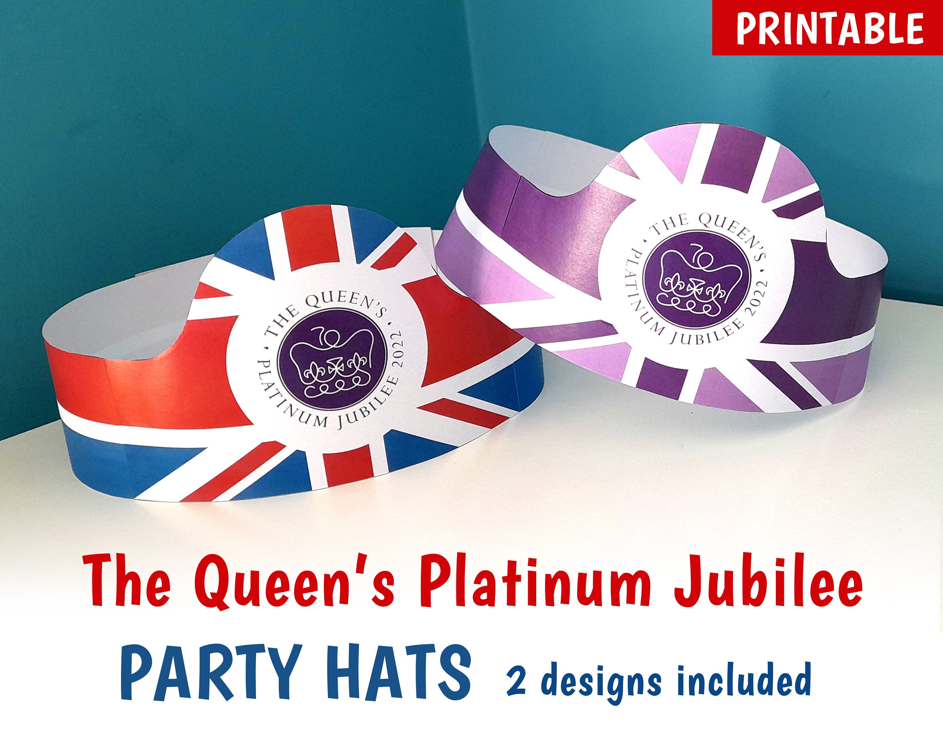 PRINTABLE Queen's Platinum Jubilee Party Collection Etsy