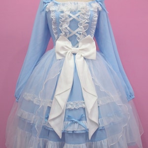 Custom size and colors- Sweet Classic Gothic Lolita fashion princess dress OP long sleeves