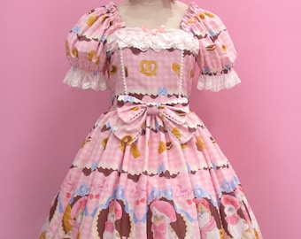 Custom size Fancy Cat Bakery OP short sleeves dress EGL kawaii fashion