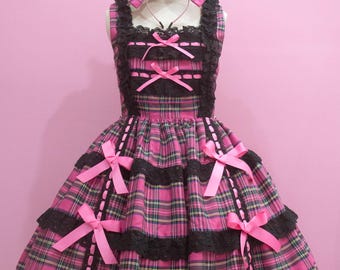 Custom size- Sweet Classic Old school Lolita JSK