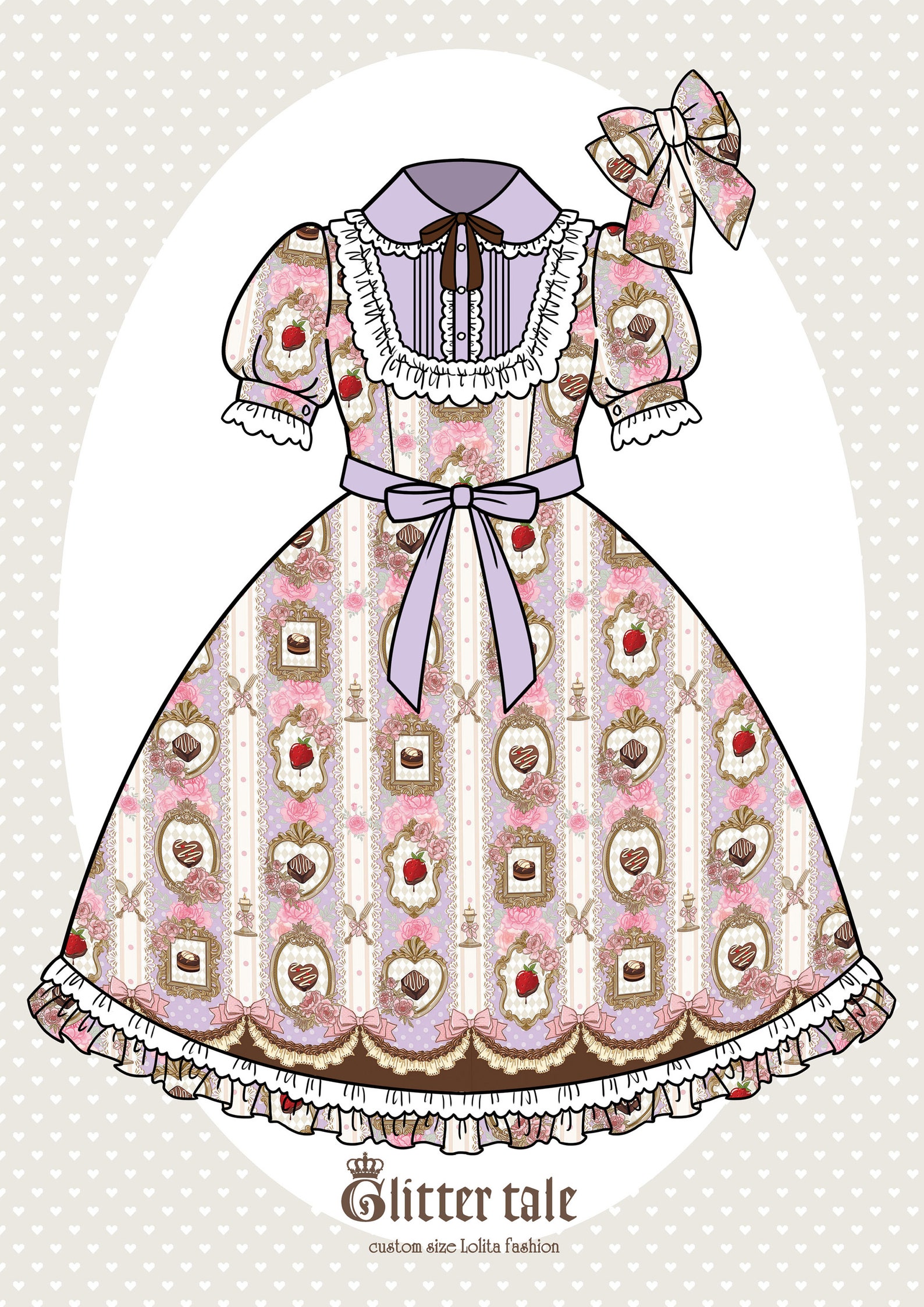 Custom Size and Color Classic Lolita OP Dress Chocolate Museum - Etsy