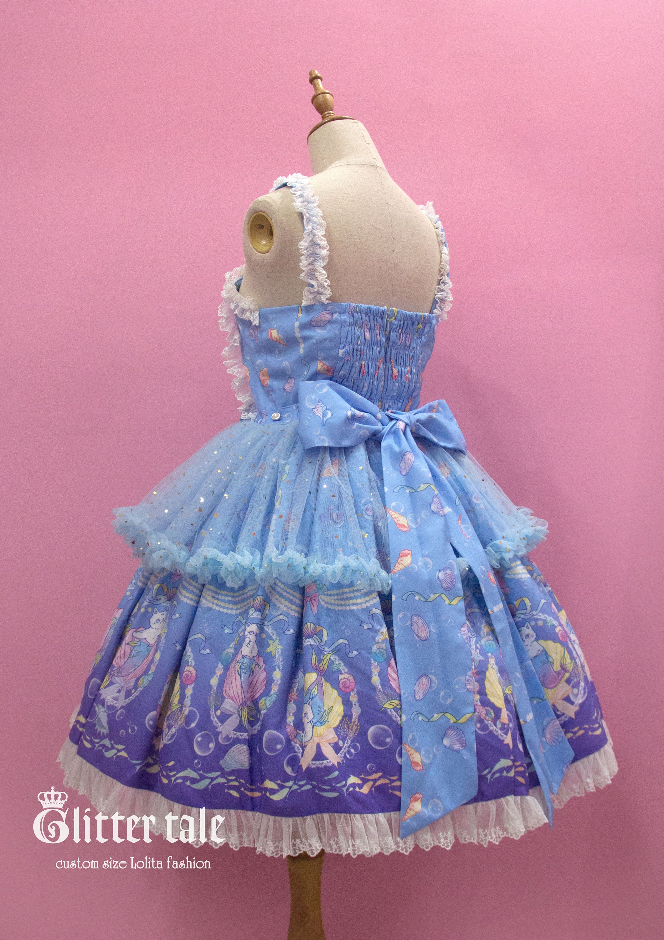 Custom Size Sweet Lolita EGL Cat Mermaid Kawaii JSK Dress - Etsy