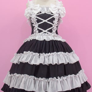 Custom size and colors- Gothic Classic Lolita fashion princess dress JSK onepiece
