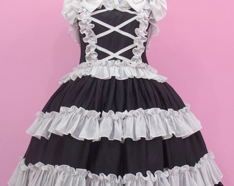 Custom size and colors- Gothic Classic Lolita fashion princess dress JSK onepiece