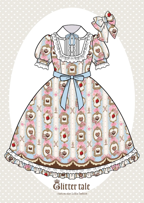 Custom size lolita dress discount