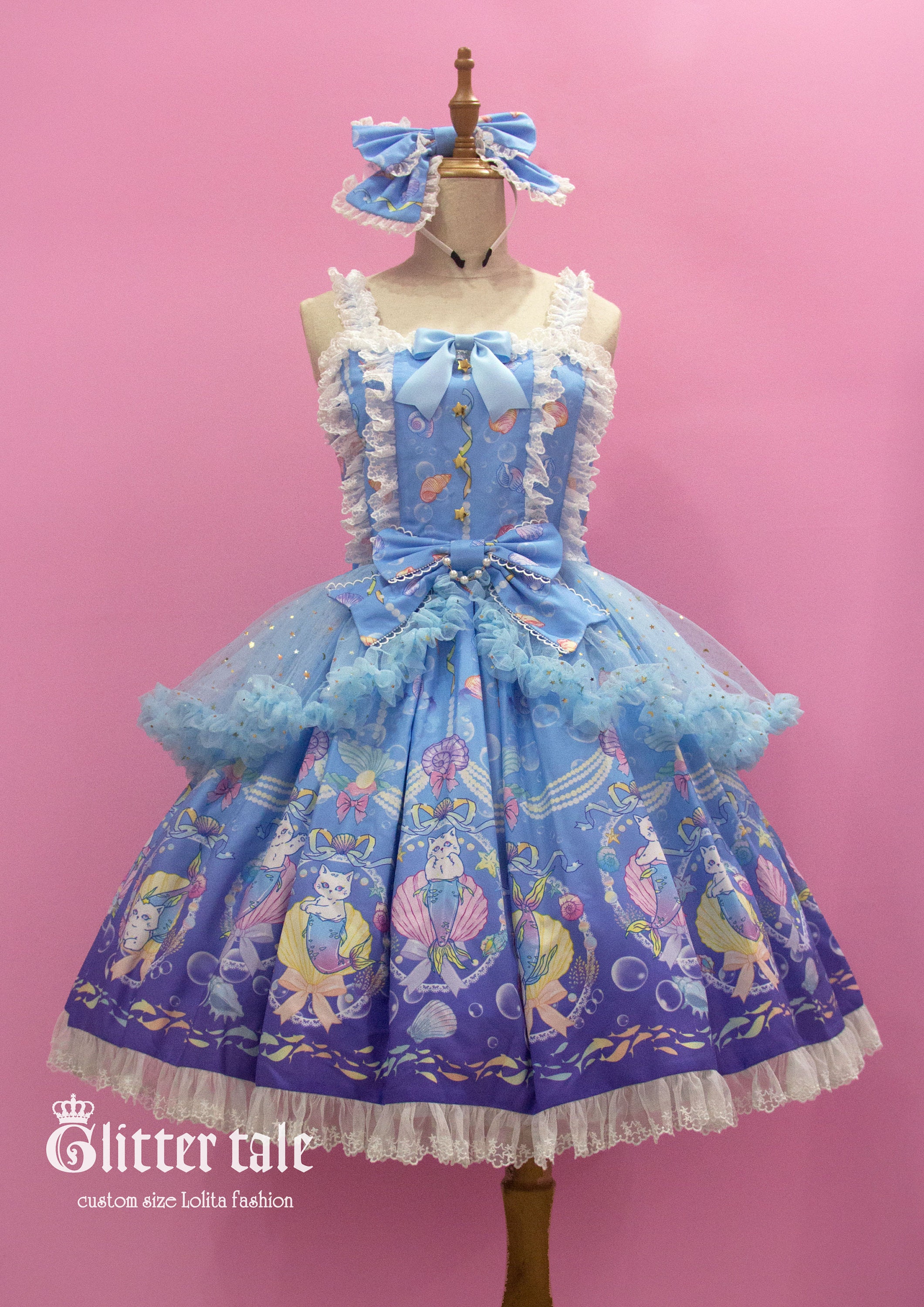 Rabbit’s Day Lolita Dress Plus Size Cotton Candy Curvy Body XL