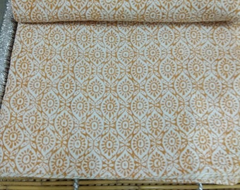 Handmade Kantha Quilt: Indian Block Print Cotton Bed Cover