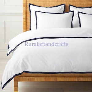 3-Piece Cotton Duvet Cover Set: Boho Bedding with Pillow Covers