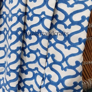 Hand Block Print Cotton Bed Cover: Indian Tapestry, Home Decor