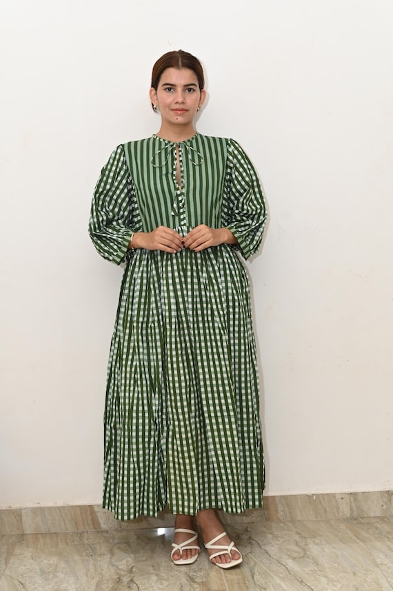 chinese dress ladies The Touareg Dress with Balloon Sleeve