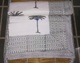 Hand Block Print Cotton Dohar | Jaipur Printed Reversible Summer AC Blanket