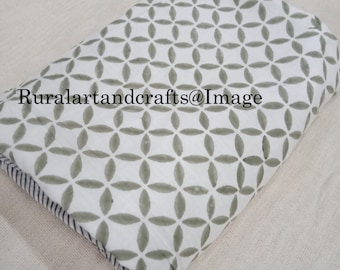 Hand Block Print Cotton Dohar | Jaipur Printed Reversible Summer AC Blanket