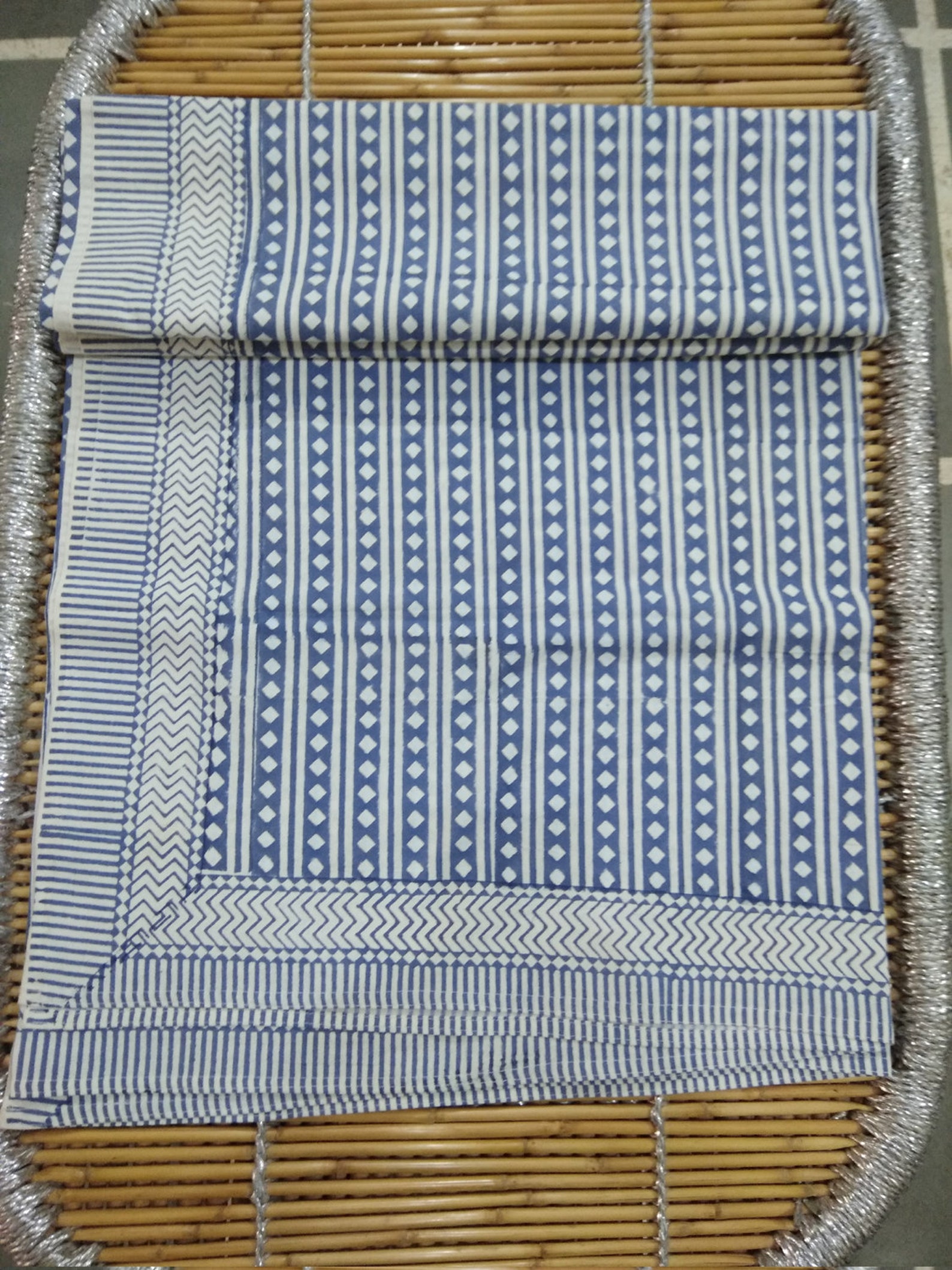 Handmaid Cotton Bed Sheet Flat Bed Sheet Hand Block Print Etsy