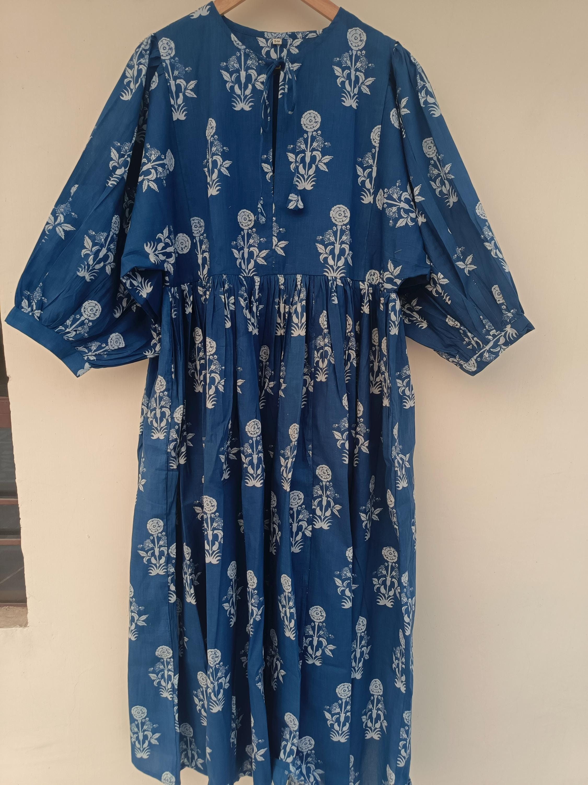 Anokhi Pajamas Block Print Nighty