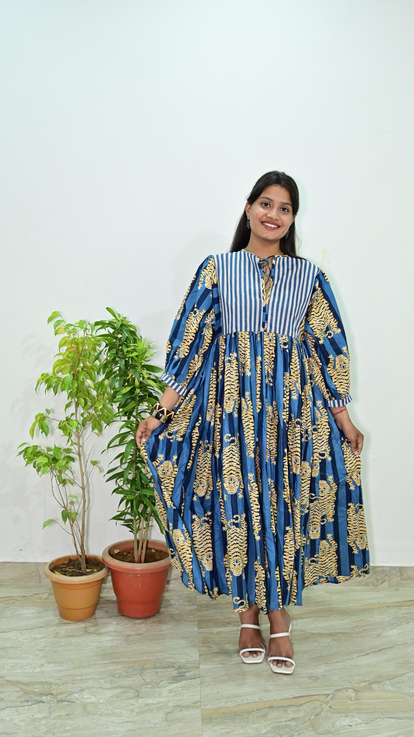 Blue Tiger Dress