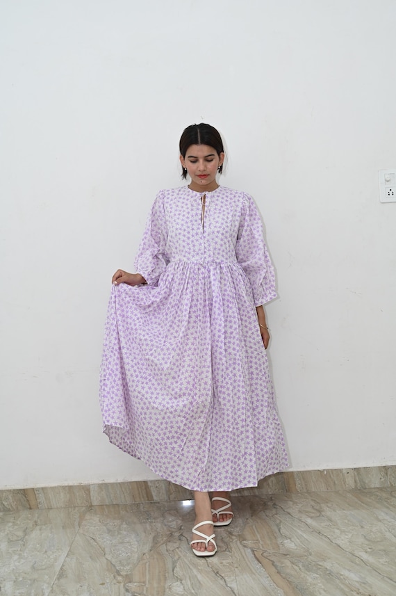 lavender print maxi dress Baltic Born Womens Layla Tulle Maxi Dress | Lavender + Blush Floral