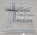 Hand Block Print Cotton Dohar | Jaipur Printed Reversible Summer AC Blanket
