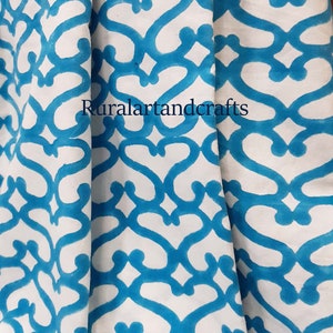 Hand Block Print Cotton Bed Cover: Indian Tapestry, Home Decor
