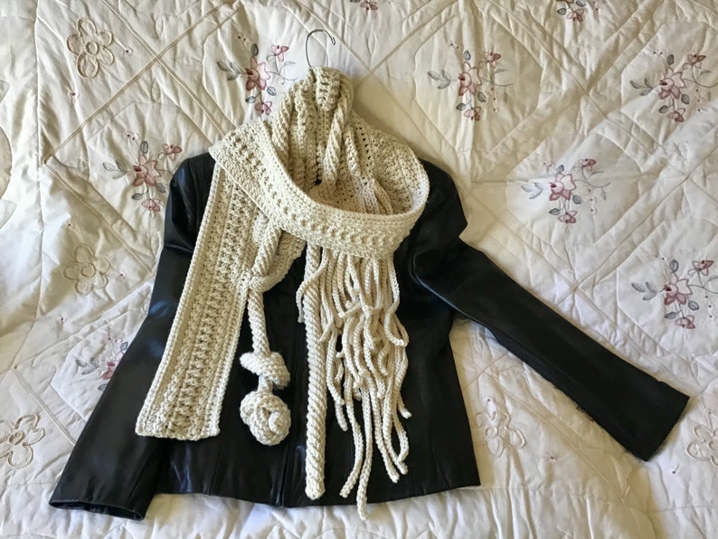 INSTANT DOWNLOAD! Crochet Pattern scarf 3patterns All 3 are luxurious and sumptuous