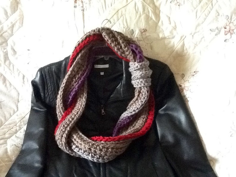 INSTANT DOWNLOAD. Crochet Pattern scarf 3 patterns