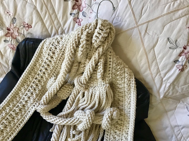 INSTANT DOWNLOAD! Crochet Pattern scarf 3patterns All 3 are luxurious and sumptuous