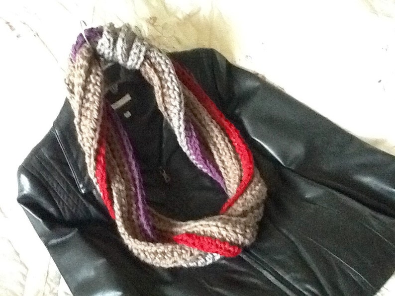 INSTANT DOWNLOAD. Crochet Pattern scarf 3 patterns