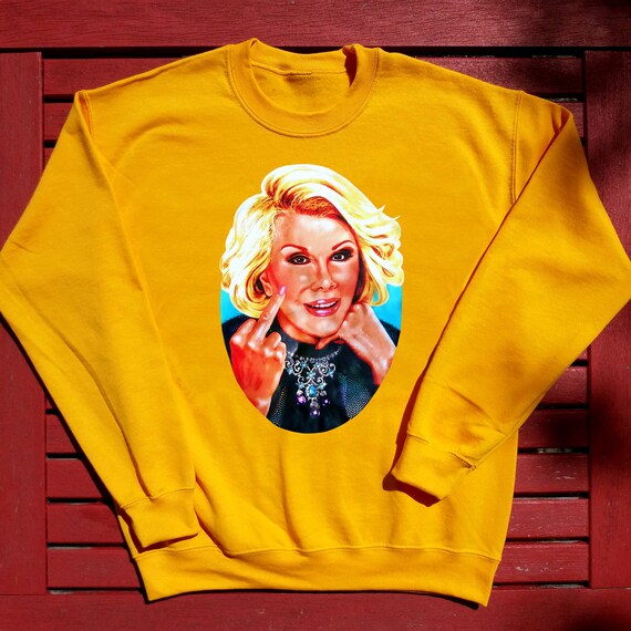 JOAN RIVERS Gold Sweatshirt - Etsy 