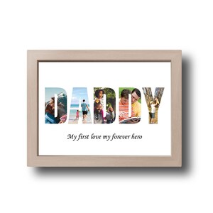 Digital collage , Father&#39;s day gift, First father&#39;s day , Dad gift , Valentine Gift for him , Fathers birthday , Dads birthday gift