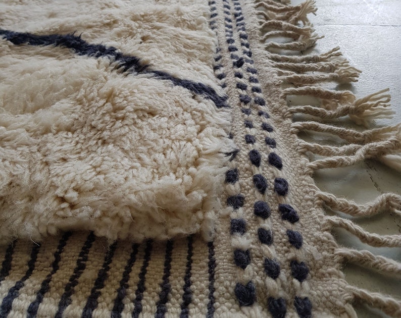 Customized Moroccan Rug White Moroccan Rug Moroccan Rug Etsy