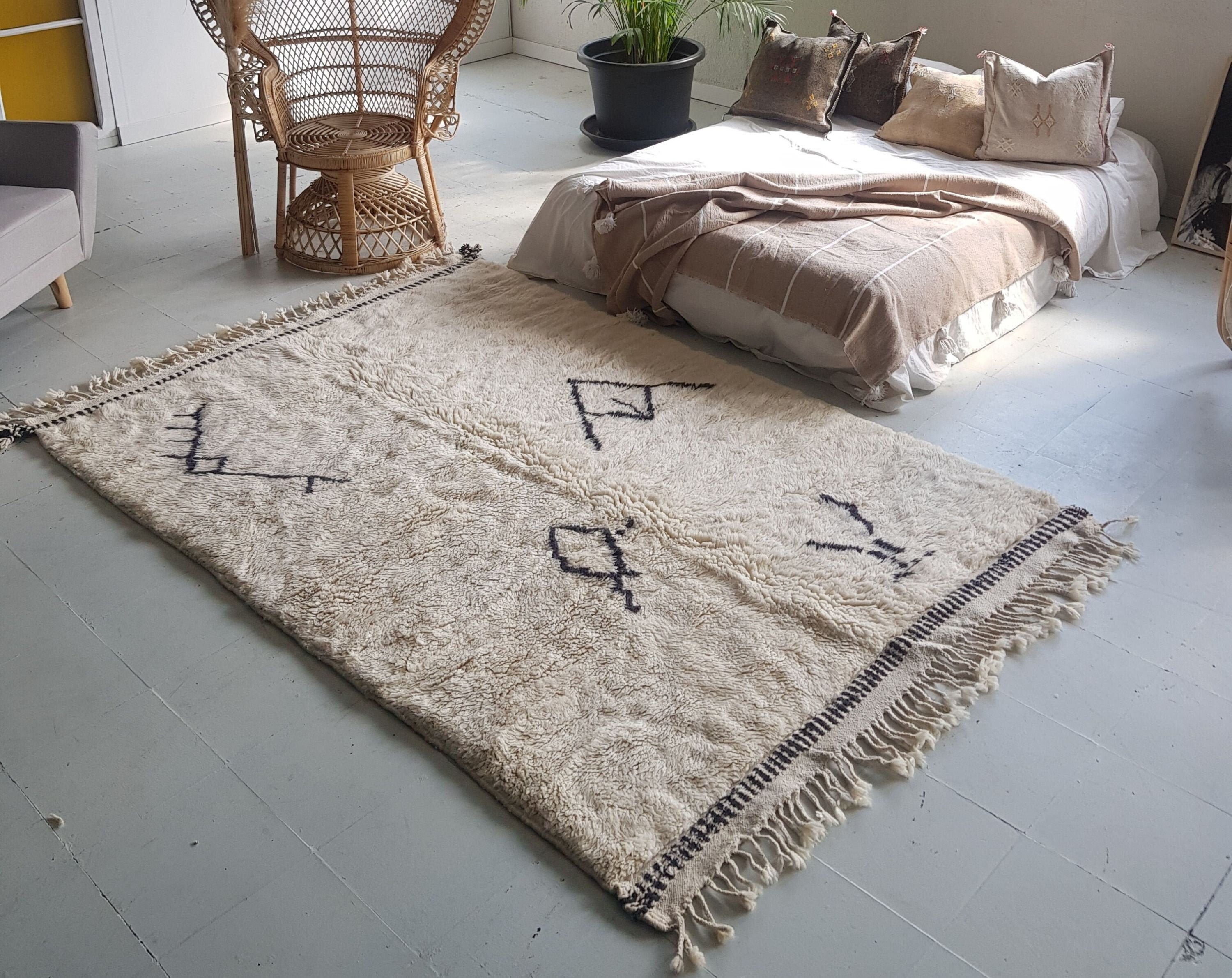 Custom Moroccan Rug White Moroccan Rug Moroccan Rug Beni - Etsy Australia